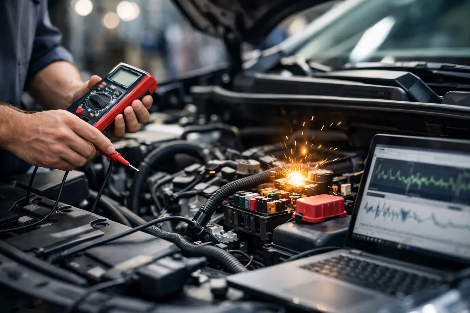 Fallas del sistema eléctrico automotriz