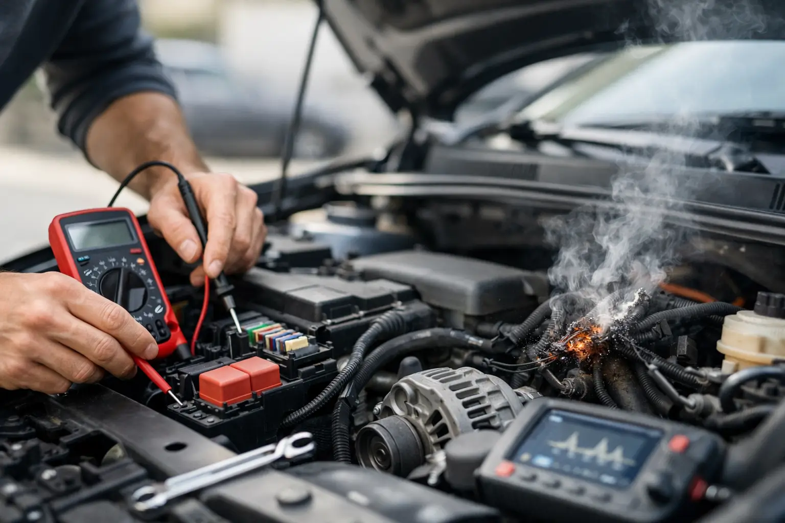 Fallas del sistema eléctrico automotriz comunes