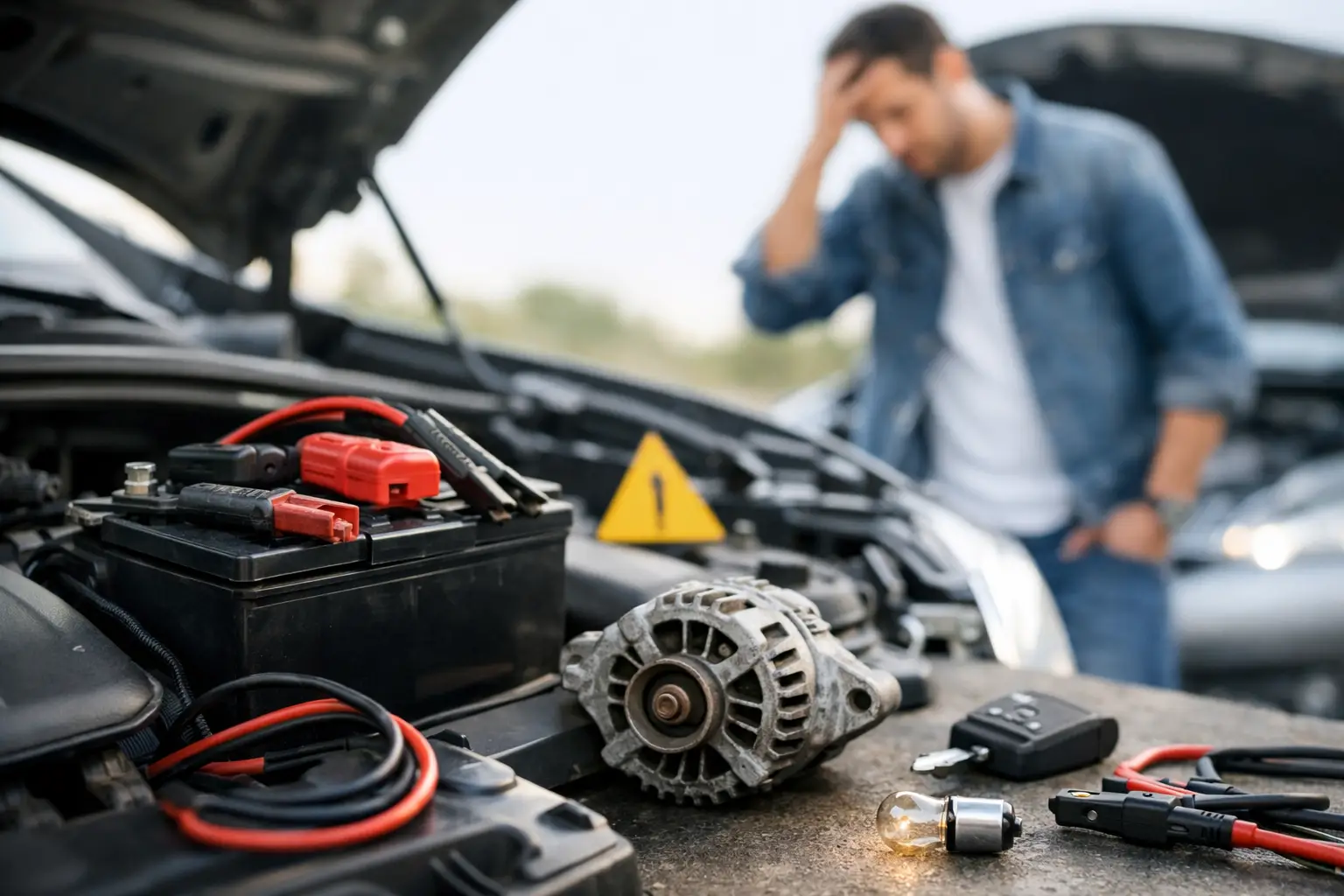 5 causas de batería descargada en tu coche