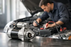 Guía de motor de arranque vehicular y fallos
