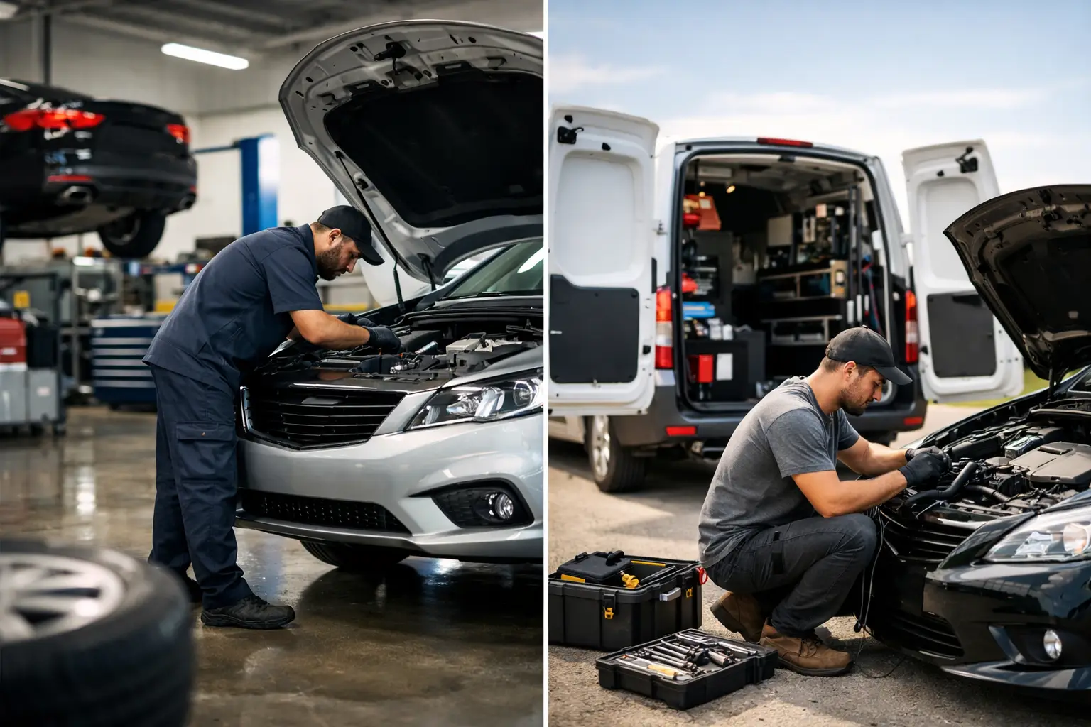 Taller eléctrico vs servicio móvil: ¿cuál elegir?